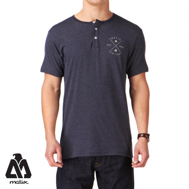 Matix Riders T-Shirt - Heather Indigo