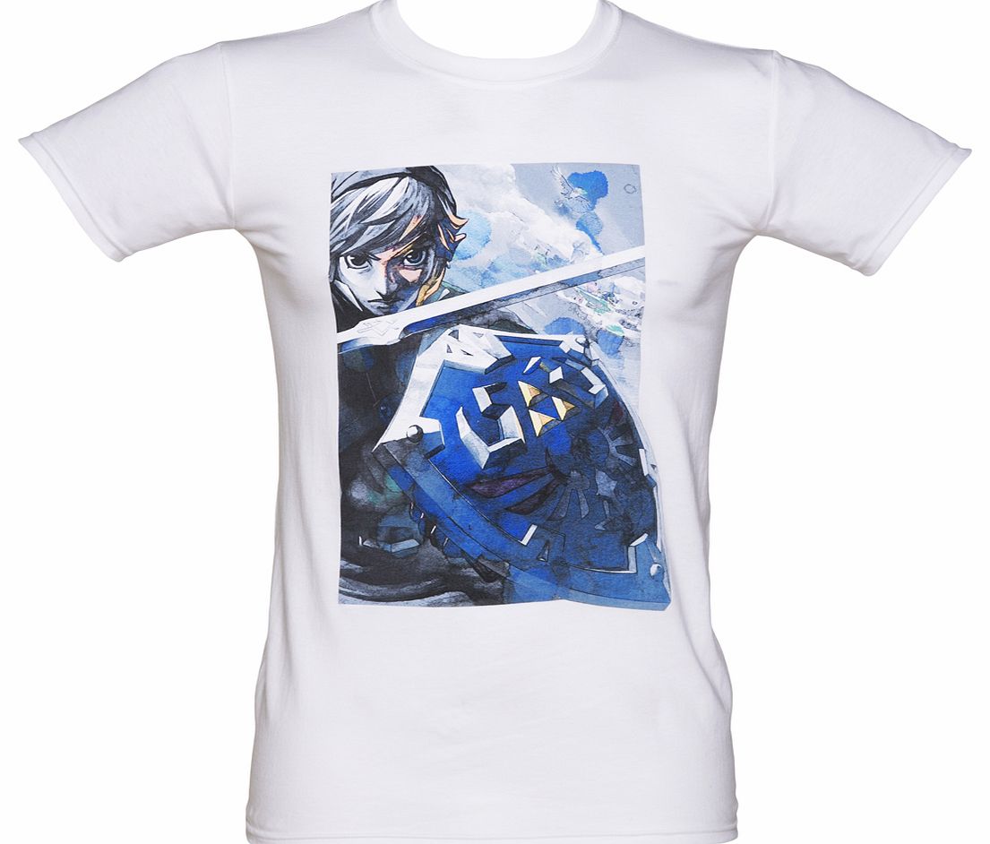 White Zelda With Link Nintendo T-Shirt