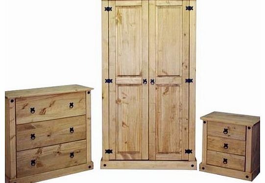 Corona Economy 3 Piece Bedroom Set