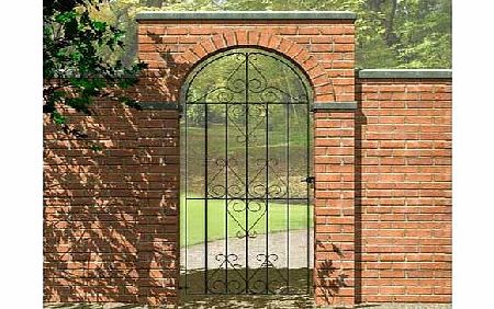 Metpost Ludlow Scroll Tall Steel Gate - 84x184cm