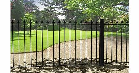 Metpost Montford Spear Top Steel Fence