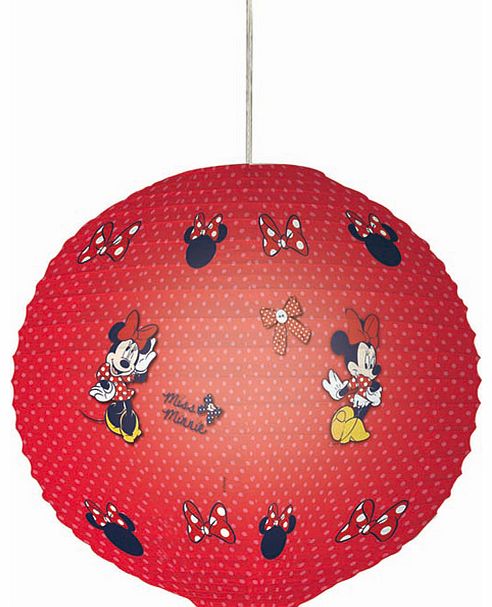 Minnie Mouse Paper Lantern Light Shade