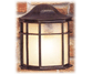 18101 / Coral Flush Fitting Half Lantern