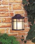 CORAL FLUSH FITTING BLACK HALF LANTERN