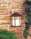 CORAL FLUSH FITTING HALF LANTERN