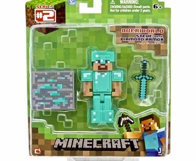 Minecraft Diamond Steve Action Figure (DESIGN 1, 2)