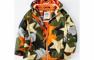 Mini Boden Anorak, Khaki Staroflage,Navy/Ecru,Indigo