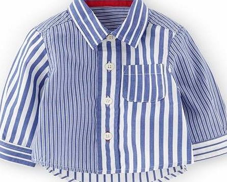 Mini Boden Baby Laundered Shirt Blue Mini Boden, Blue