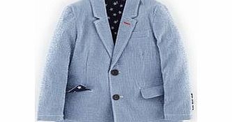 Mini Boden Blazer, Sail Blue Gingham,Navy/Reef Star 34606053