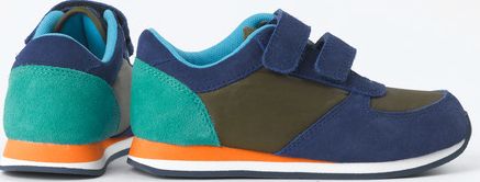 Mini Boden, 1669[^]34923854 Colourblock Trainers Navy/Dark Khaki Mini Boden,