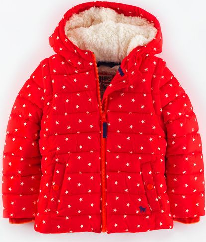 Mini Boden Cosy Two-in-one Padded Jacket Poppy Star Mini