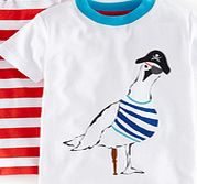 Mini Boden Printed Pyjamas, Flame Seagull 34563486