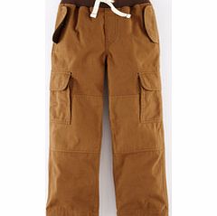 Mini Boden Rib Waist Cargos, Tan 34330258