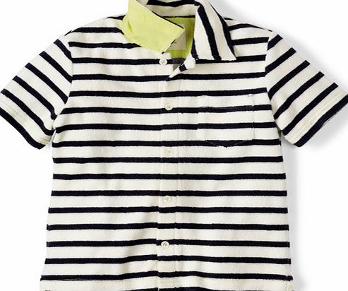 Mini Boden Towelling Shirt Cream Mini Boden, Cream 34735464