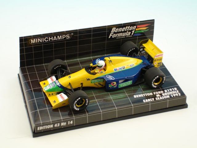 Benetton Ford B191B #20 1992 M.Brundle