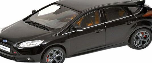 FORD FOCUS ST 2011 BLACK METALLIC 1/43 DIECAST MINICHAMPS