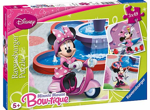 Ravensburger Minnie Mouse 3 x 49 Pieces Puzzles