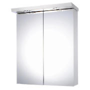 Mirror Fronted Double Door Bathroom Cabinet with