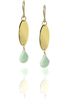 Monica Vinader Luna teardrop earrings