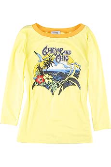 Moschino Cheap & Chic Cheap & Chic slogan tee