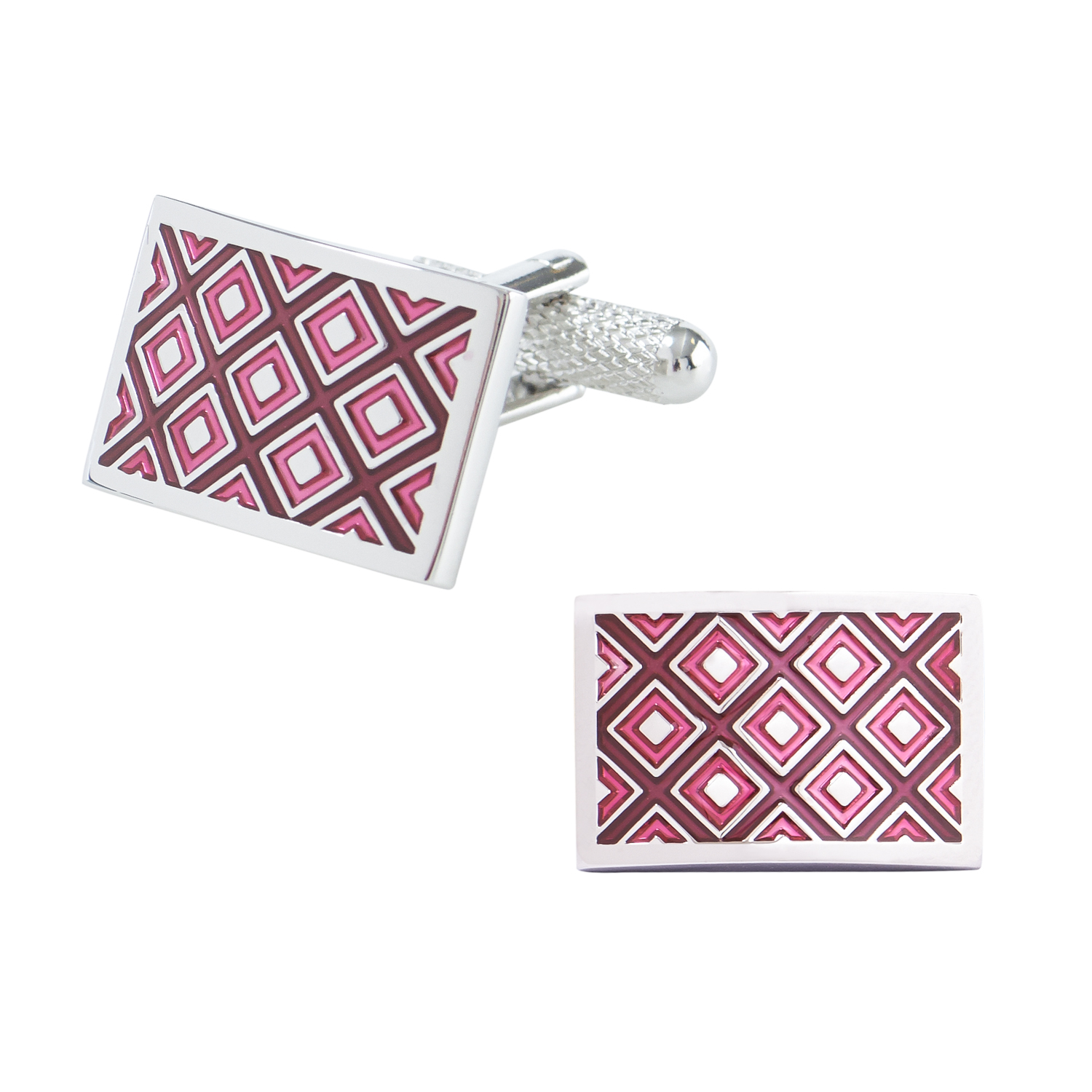 Wine Enamel Cufflinks