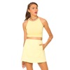 Motel Folly Strappy Crop Top in Lemon Sorbet