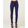 Motel Jordan Skinny Jean in Hyacinth Black Stripe