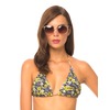 Sugar Halter Neck Bikini Top in Aster Yellow