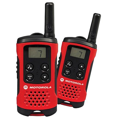 Talker T40 2 Way Walkie Talkie Radio - Black/Red (Pack of 2)