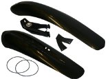 CRUD Catcher and Race Guard Mountain Bike Mudguards BLACK