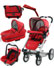 4 Rider Lite Stroller Red inc Pack 66