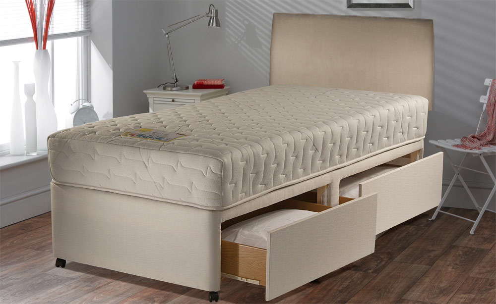 Dream Charm Divan Bed, Small Double, No