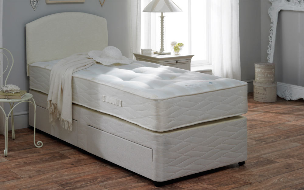 Ortho Charm Divan Bed, Double, No Storage