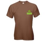 T-Shirt Basic Chocolat taille L