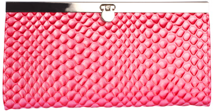 croc skin purse