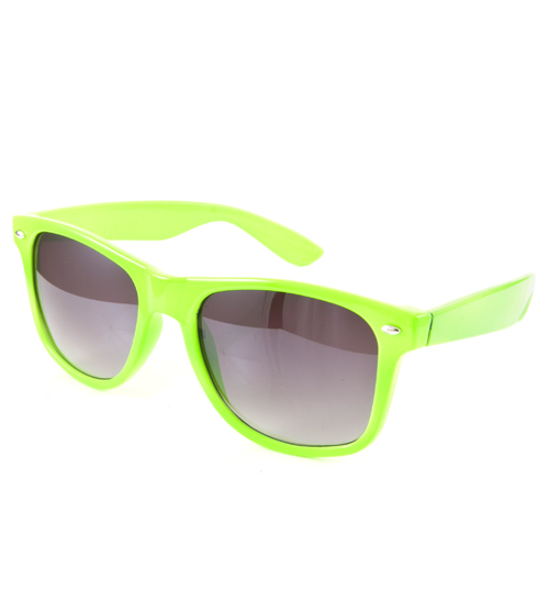 Green Wayfarer Sunglasses