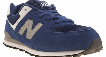 kids new balance blue 574 boys youth 5718005050