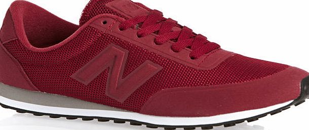 New Balance U410 Shoes - Burgundy