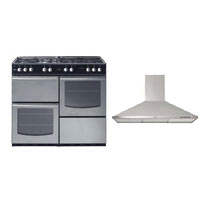 Spirit Range Cooker Spirit 100DF and 100cm Chimney Hood CHIM100