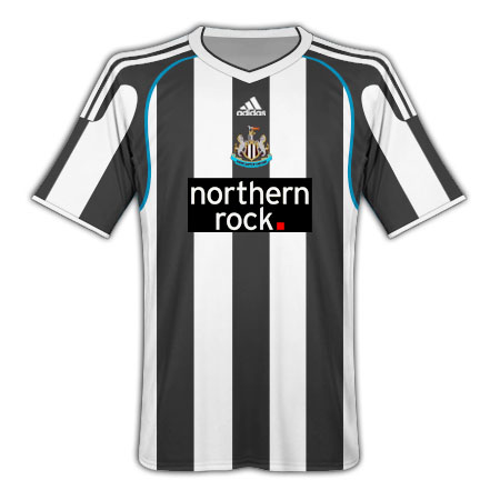 Adidas 09-10 Newcastle home - Kids