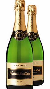 Feuillatte Two Bottle Champagne Gift 2 x