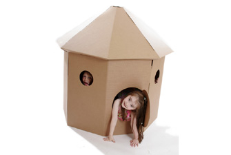 Cardboard Play Den