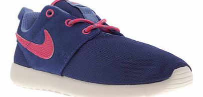 kids nike blue rosherun girls junior 8600015070