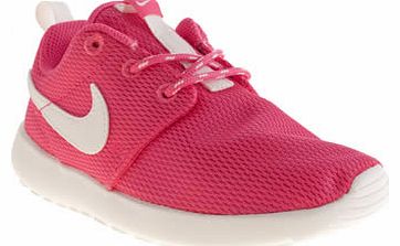 kids nike pink roshe run girls junior 8600013570