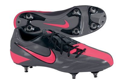 Total 90 Shoot IV SG Football Boots Dark Grey/Pink