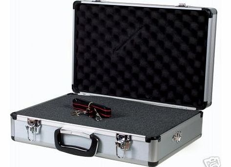 ALUMINIUM FLIGHT TRAVEL CAMERA TOOL CASE + CUBED FOAM ``NEW``