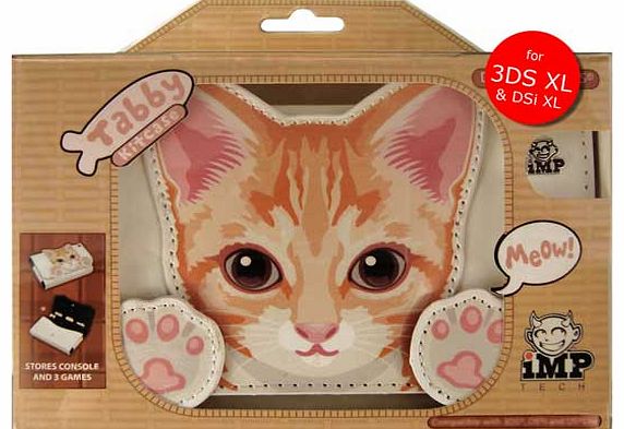 Tabby Kitten Console Case for Nintendo 3DS XL