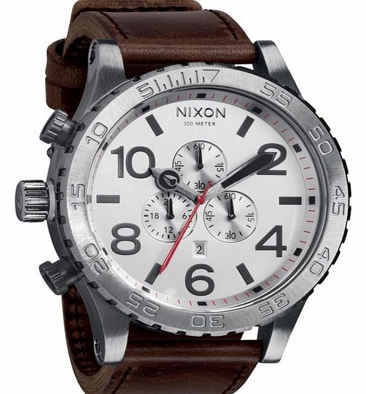 Nixon Mens Nixon 51-30 Chrono Leather Watch -