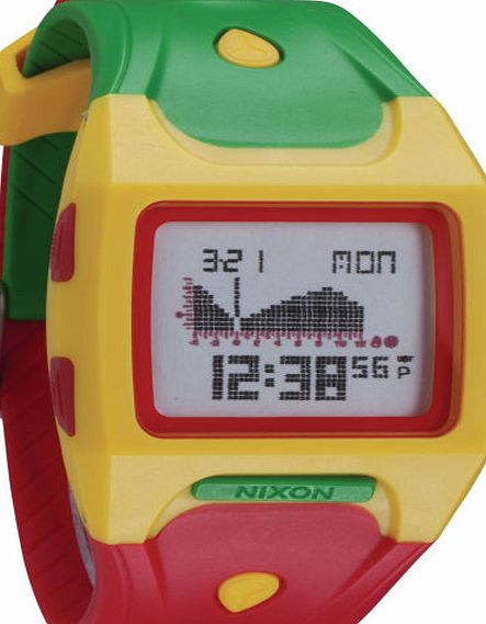 Nixon Mens Nixon Lodown Watch - Rasta