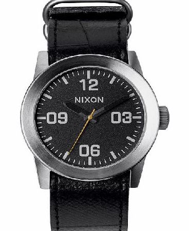 Nixon Mens Nixon Private Watch - Black Tape